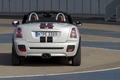 Mini Roadster - blanc bandes noires - face arrière