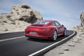Porsche 911 Facelift - rouge - 3/4 arrière droit dynamique