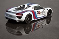 Porsche 918 Spyder Martini Racing 3/4 arrière droit vue de haut