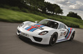 Porsche 918 Spyder Martini Racing - 3/4 avant gauche, dynamique