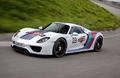 Porsche 918 Spyder Martini Racing 3/4 avant gauche travelling penché 2