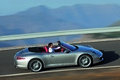 Porsche 991 Cabrio - grise - profil droit