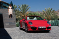 Porsche 991 Carrera S Cabriolet rouge 3/4 avant droit 2