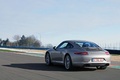 Porsche 991 Carrera S gris 3/4 arrière gauche travelling