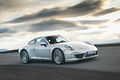 Porsche 991 Carrera S gris 3/4 avant droit travelling penché 3