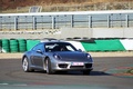 Porsche 991 Carrera S gris 3/4 avant droit