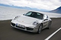 Porsche 991 Carrera S gris 3/4 avant gauche travelling penché