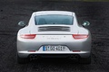 Porsche 991 Carrera S gris face arrière
