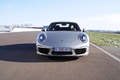 Porsche 991 Carrera S gris face avant travelling