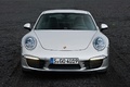 Porsche 991 Carrera S gris face avant