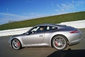 Porsche 991 Carrera S gris profil travelling penché