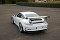 Porsche 991 GT3 RS blanc 3/4 arrière gauche 2