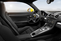Porsche Cayman S 981 jaune intérieur
