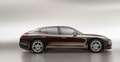 Porsche Panamera Platinum Edition - marron - profil droit