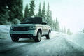 Range Rover Autobiography beige 3/4 avant gauche travelling