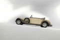 Bugatti Type 57 Vanvooren, blan+brun, profil gch