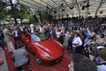 Alfa Romeo Disco Volante, rouge, bain de foule