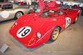 Exposition Ferrari - Panthéon Automobile de Bâle - 312 P rouge 3/4 avant gauche