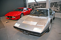 Exposition Ferrari - Panthéon Automobile de Bâle - 512 BB gris 3/4 avant gauche