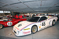 Exposition Ferrari - Panthéon Automobile de Bâle - 512 BB LM blanc 3/4 avant gauche penché