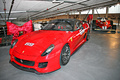 Exposition Ferrari - Panthéon Automobile de Bâle - 599XX rouge 3/4 avant gauche 3