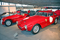 Exposition Ferrari - Panthéon Automobile de Bâle - ancienne rouge 3/4 avant gauche 2
