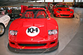 Exposition Ferrari - Panthéon Automobile de Bâle - F40 LM rouge face avant