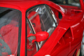 Exposition Ferrari - Panthéon Automobile de Bâle - F40 LM rouge rétroviseur