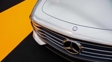 Festival Automobile International de Paris 2016 - Mercedes Concept IAA logos