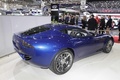 Salon de Genève 2012 - AC 378 GT Zagato bleu 3/4 arrière droit