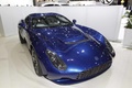 Salon de Genève 2012 - AC 378 GT Zagato bleu 3/4 avant droit