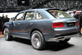 Salon de Genève 2012 - Bentley EXP 9 F bleu 3/4 arrière gauche