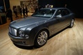 Salon de Genève 2012 - Bentley Mulsanne anthracite 3/4 avant gauche