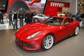 Salon de Genève 2012 - Ferrari F12 Berlinetta rouge 3/4 avant gauche