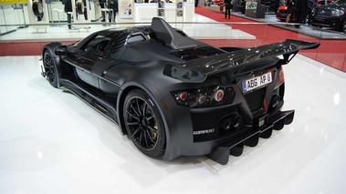 Salon de Genève 2012 - Gumpert Apollo Enraged noir mate 3/4 arrière gauche