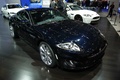 Salon de Genève 2012 - Jaguar XKR Special Edition bleu 3/4 avant droit