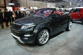 Salon de Genève 2012 - Range Rover Evoque Convertible Concept anthracite 3/4 avant gauche