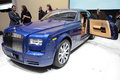 Salon de Genève 2012 - Rolls Royce Phantom Coupe MkII bleu 3/4 avant gauche