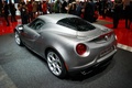 Salon de Genève 2013 - Alfa Romeo 4C gris 3/4 arrière gauche