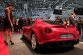 Salon de Genève 2013 - Alfa Romeo 4C rouge 3/4 arrière gauche