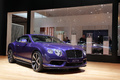 Salon de Genève 2013 - Bentley Continental GT V8 violet 3/4 avant droit