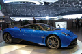 Salon de Genève 2013 - Pagani Huayra bleu profil
