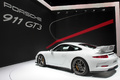 Salon de Genève 2013 - Porsche 991 GT3 blanc 3/4 arrière gauche