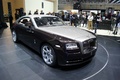 Salon de Genève 2013 - Rolls Royce Wraith marron/beige 3/4 avant droit