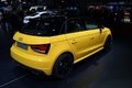 Audi S1 jaune 3/4 arrière droit