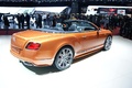 Bentley Continental GTC Speed orange 3/4 arrière droit