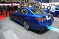 Lexus GS-F bleu 3/4 arrière gauche