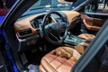 Mondial de l'Automobile de Paris 2016 - Maserati Levante SQ4 bleu intérieur