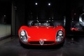 Museo Alfa Romeo - 33 Stradale rouge face avant