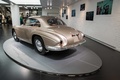 Museo Alfa Romeo - 6C 2500 Super Sport Villa d'Este beige 3/4 arrière gauche
